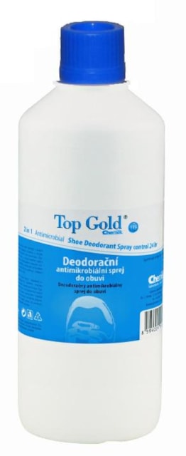 Top Gold Deodorační antimikrobiální přípravek do obuvi 1000 ml
