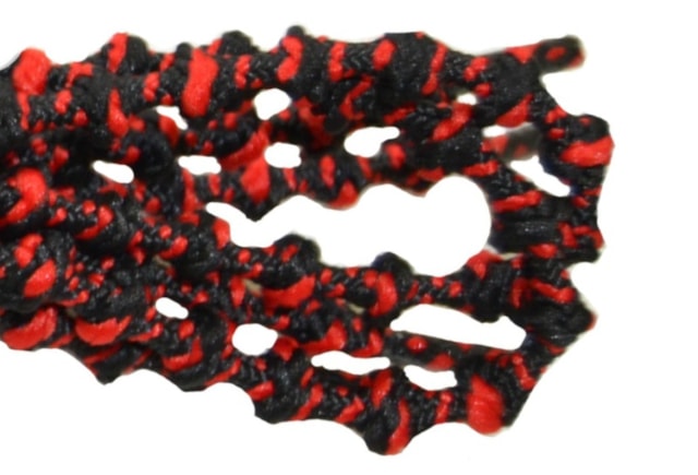 SPEEDY LACES elastické šnúrky čiernočervené