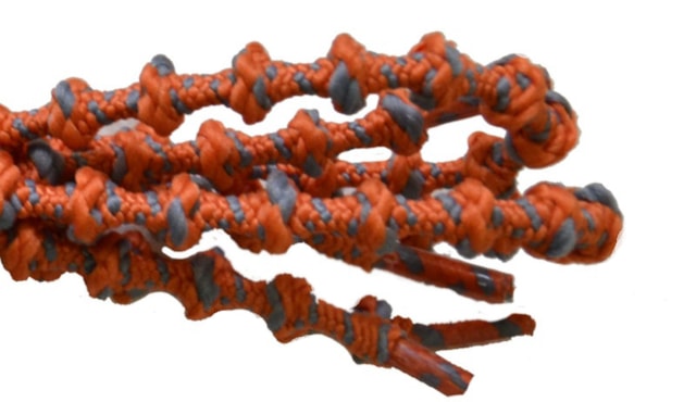 SPEEDY LACES elastické šnúrky oranžovosivé