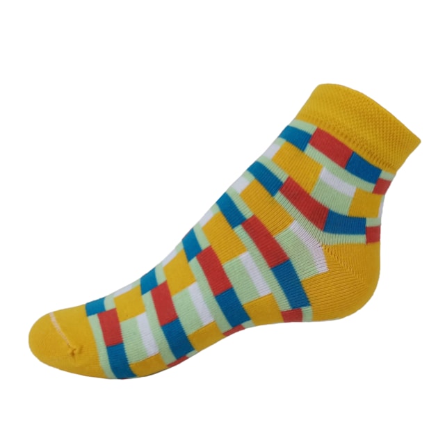 VšeProBoty ponožky TRENDY žluté