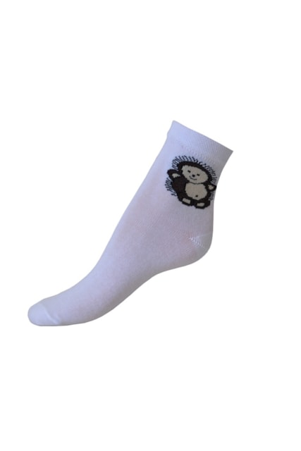 Art. 11 Dětské ponožky bílé s ježkem Knebl Hosiery