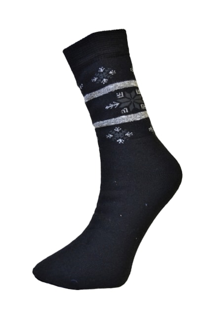 Art. 16 Zimné termo ponožky Nórsko Knebl Hosiery, čierna