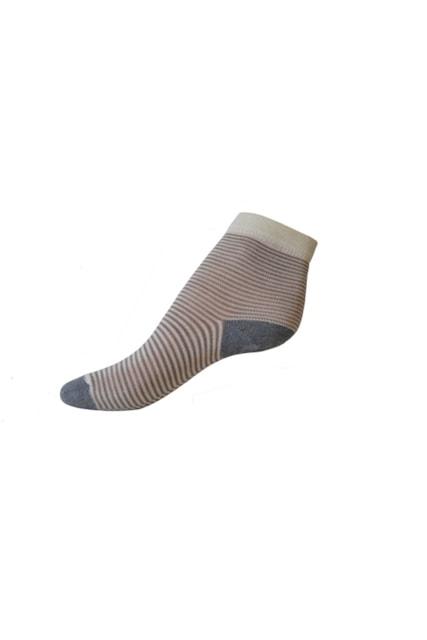 Art.11 Detské ponožky Knebl - prúžky krémové