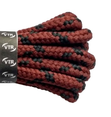 Polyesterové kulaté tkaničky hnědočerné