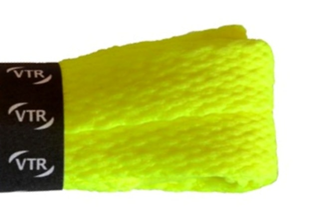 Polyesterové ploché šnúrky neonové žlté