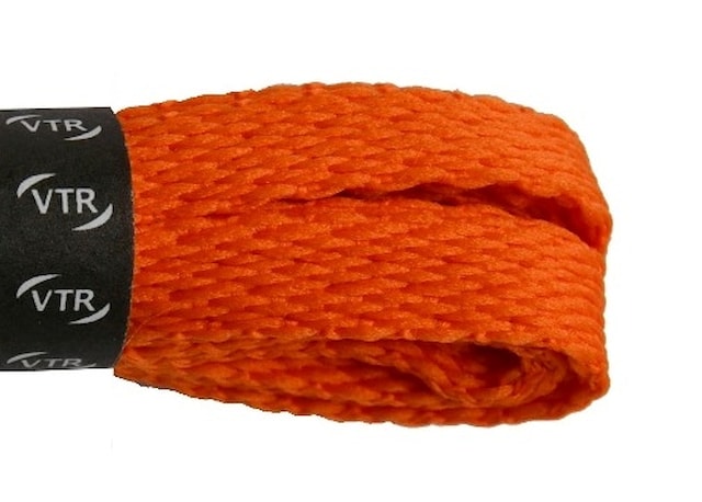 Polyesterové ploché šnúrky oranžové