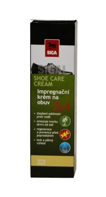 SIGAL Impregnačný krém na obuv 50 ml, farba čierna