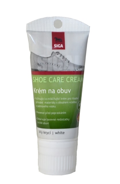SIGAL Krém na obuv biely krycí NO. 3A – tuba s aplikátorom 50 ml