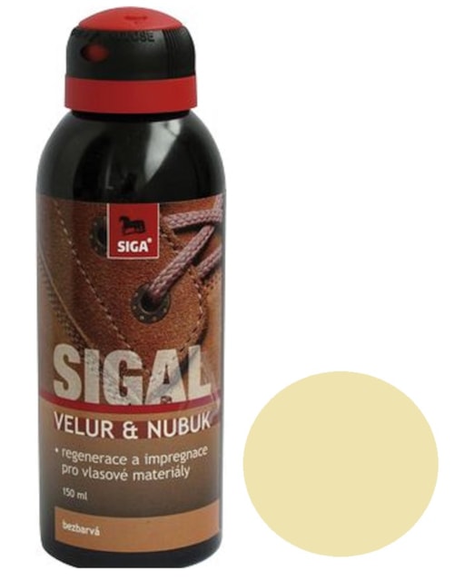 SIGAL VELUR-NUBUK sprej 150 ml, farba neutral