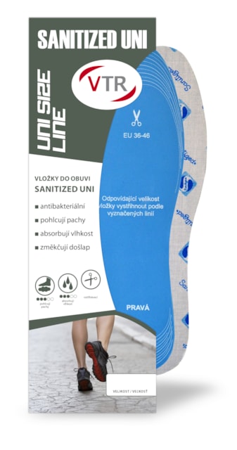 VTR Vložky do topánok SANITIZED UNI - strihacie