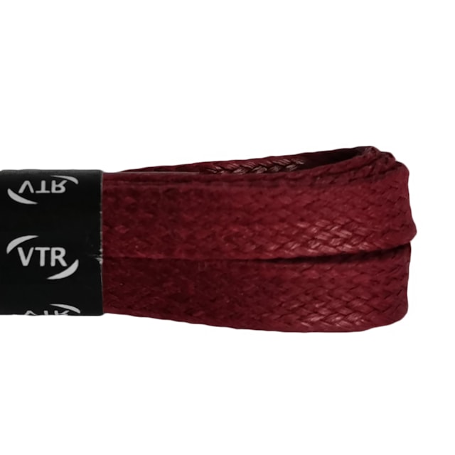 Voskované šnúrky ploché vínové