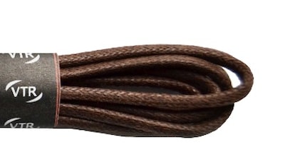 Voskované šnúrky tenké hnedé