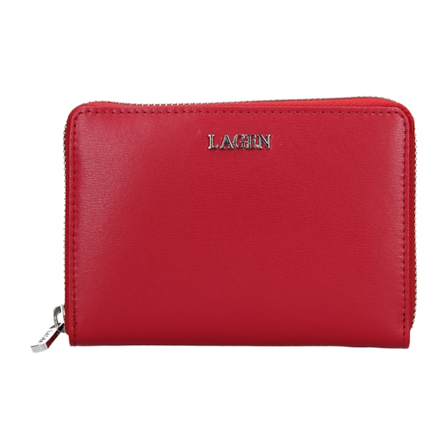 Dámska peňaženka LAGEN kožená 50309 červená RED