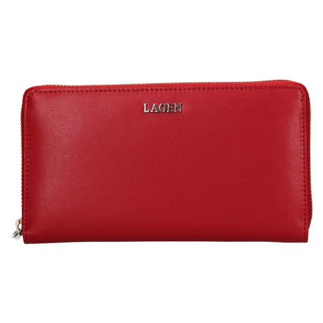 Dámská peněženka LAGEN kožená 50353 červená RED