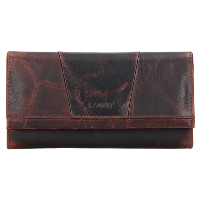 Dámska peňaženka LAGEN kožená BLC/4226 BRN