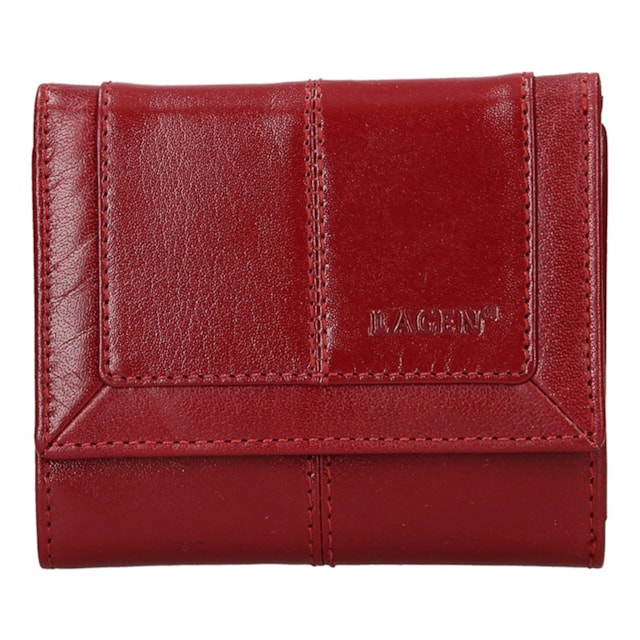 Dámska peňaženka LAGEN kožená BLC/4391 RED/RED