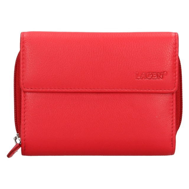 Dámska peňaženka LAGEN kožená 932 RED