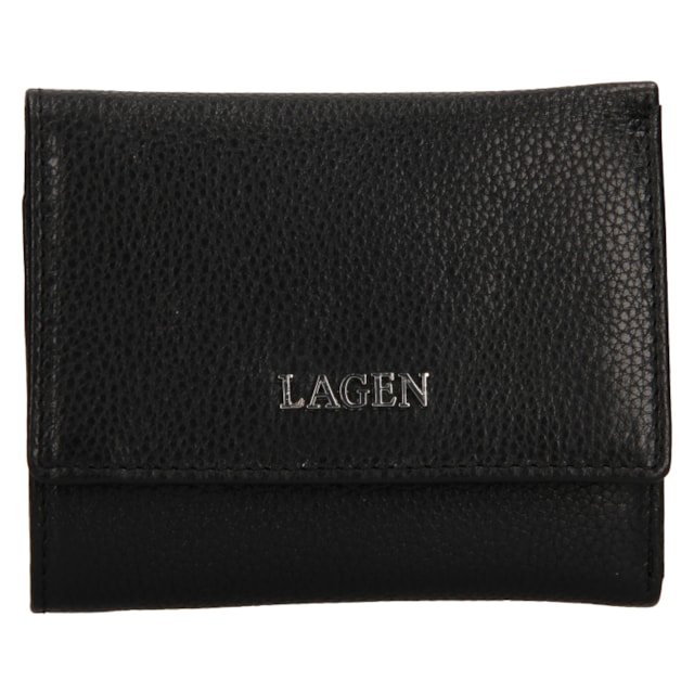 Dámska peňaženka LAGEN kožená TG-063 BLK