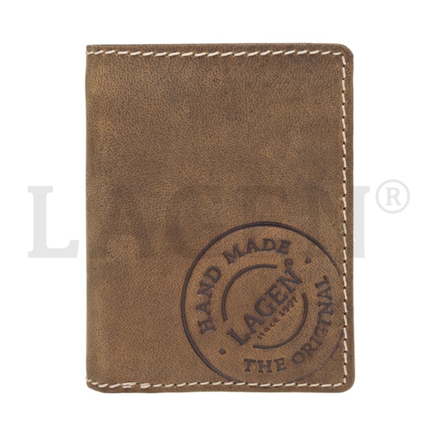 Pánská peněženka LAGEN kožená 5096 hnědá BRN