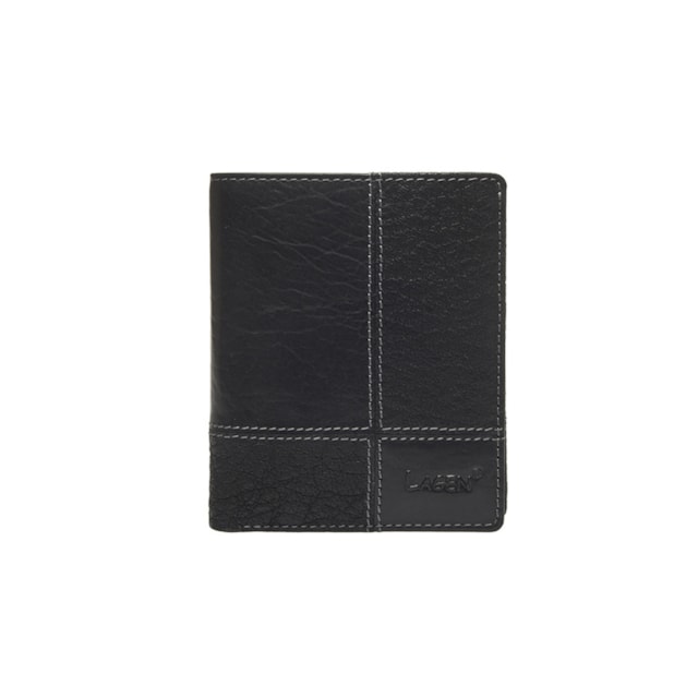 Pánská peněženka LAGEN kožená V-28/T černá BLK