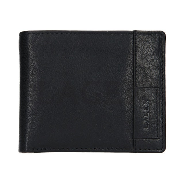 Pánska peňaženka LAGEN kožená 9114 čierna BLK