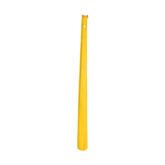 Obouvací lžíce plastová 60 cm žlutá