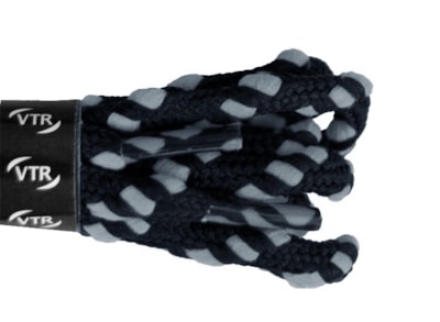 RUNNING LACES uzlíkové tkaničky černošedé