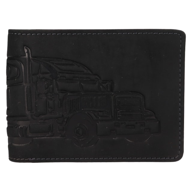 Pánská peněženka LAGEN kožená 19173 TRUCK-KAMION černá BLK
