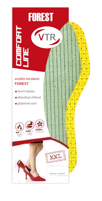 VTR Vložky do bot Forest parfémované XXL 47-52