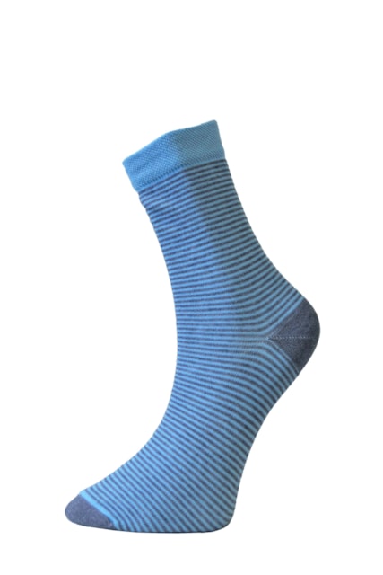Art.10 Klasické dámské ponožky Knebl - Proužky modré