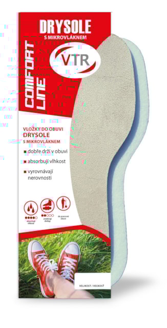 VTR Vložky do bot Drysole s mikrovláknem
