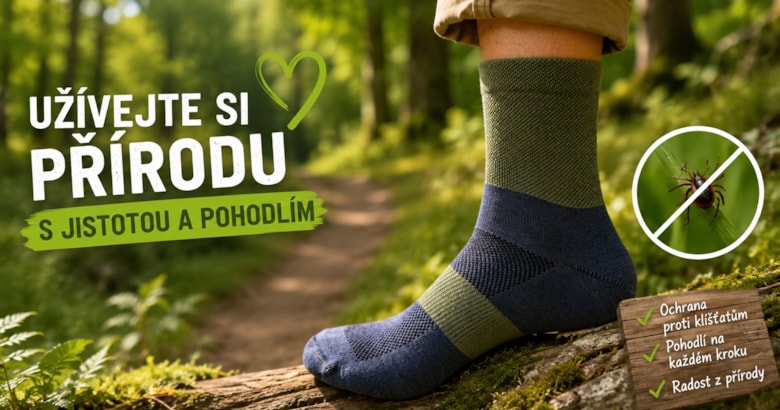 Koniec strachu z kliešťov? Stačí si obuť správne ponožky